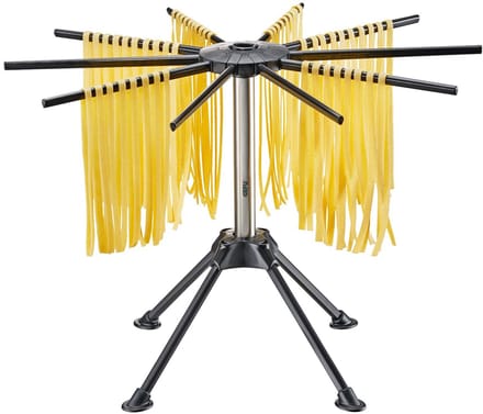 GEFU DIVERSO Pastadroger Klein 25 cm – Inklapbaar – Met 10 Armen en Transportstok