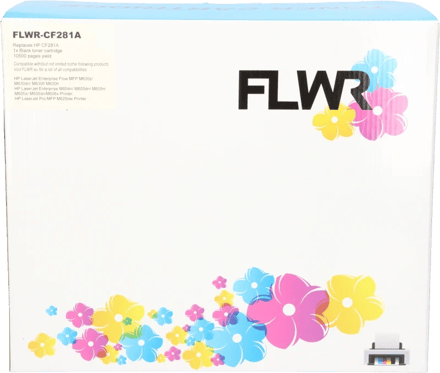 FLWR - Inktcartridge / 81A / Zwart - Geschikt voor HP