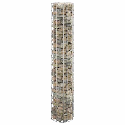 vidaXL - Gabion - paal - rond - Ø30x150 - cm - gegalvaniseerd - staal