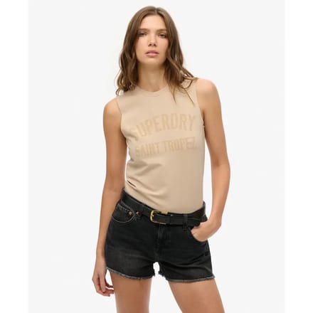 Superdry - Aansluitende Sport Luxe tanktop - Dames - Vesten