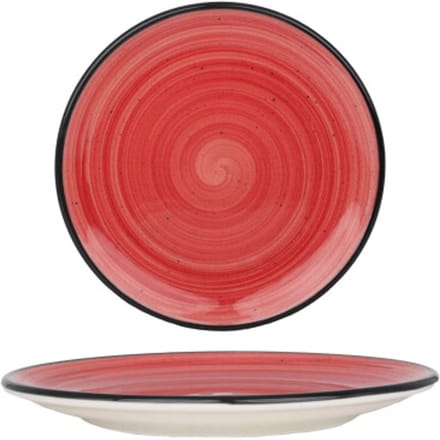 Bonna Dessertbord - Aura Passion - Porselein - 19 cm - set van 6