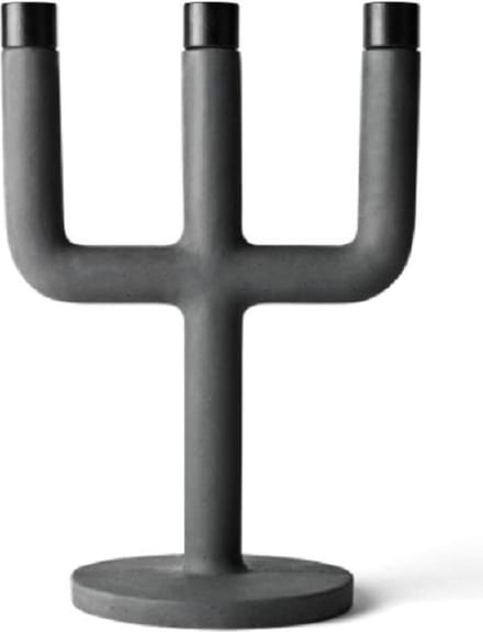 Menu Weight Here -  KiBiSi Candelabra - Donkergrijs Beton