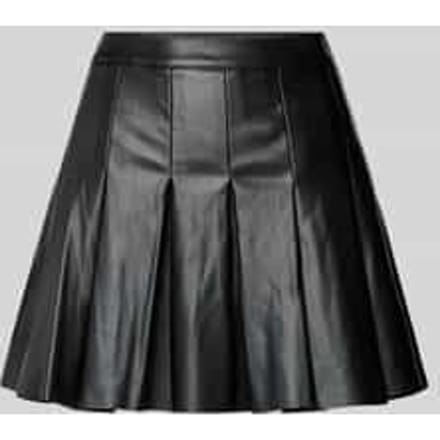 High waist minirok in leerlook, model 'PAULO'