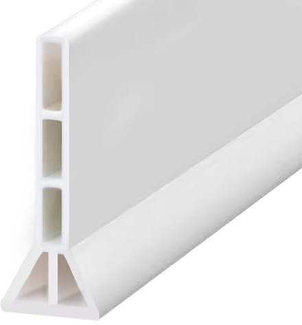 Douchestap Waterdichting Strip - Inklapbare opvouwbare Waterstop, 1,5 m lang, 10 cm hoog