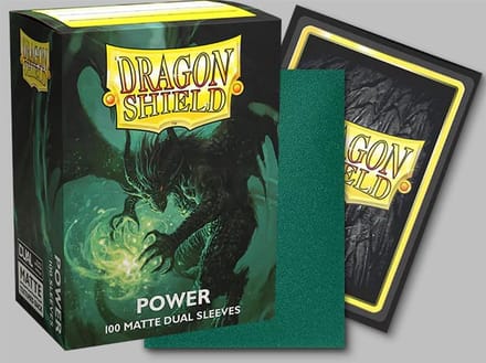 Dragonshield Box 100 Dual Matte Sleeves 'Power'