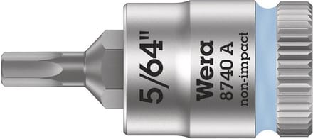 Wera 8740 A 05003380001 Inbus Dopsleutel-bitinzet 6.3 mm 5/64 5/64 1/4 (6,3 mm)