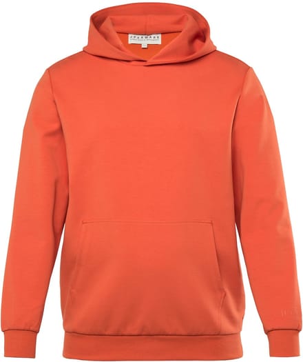 JP 1880 - Heren - Hoodie duurzaam gerecycled polyester - Pompoen - Maat 3XL