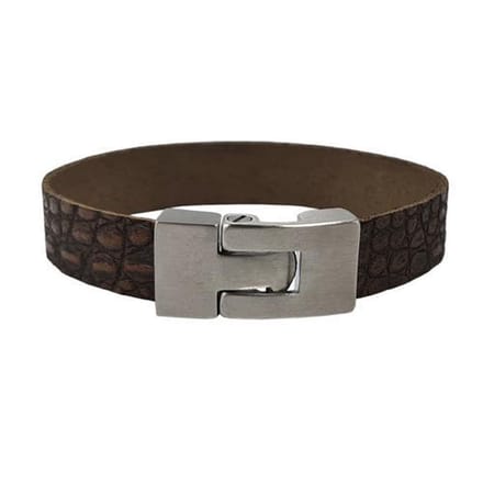 As armband Brown Croco - 20cm
