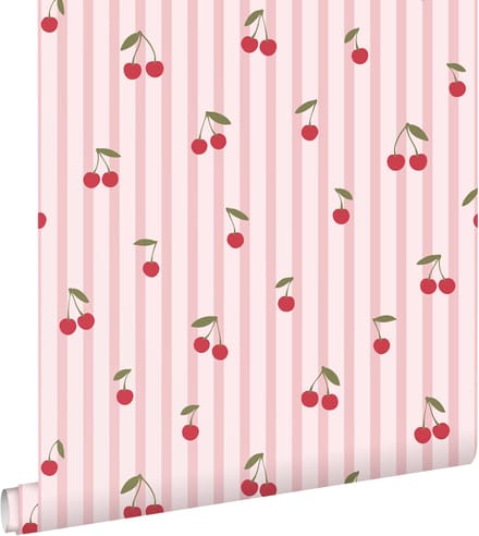 ESTAhome behang kersen roze - 50 x 900 cm - 131653