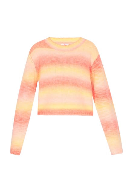 Mymo Jumper Dames Oranje Veelkleurig
