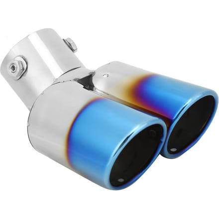 Universele 2.4in RVS Uitlaatpijp Auto Auto Modificatie Accessoire blue