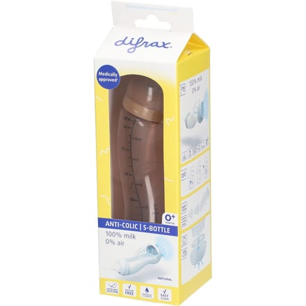 Difrax S-fles Anti-colic - natural 250ml Sandbrown unisex