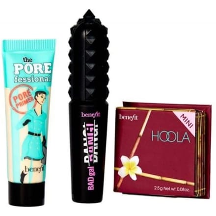 Benefit Icons Makeup Set 14 g - The Porefessional Primer 7,5 ml / BADGal Bang! Mascara 4 g / Hoola Bronzer 2,5 g