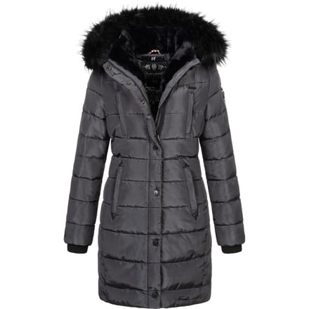 Navahoo dames lange winterjas Lotusblüte Princess – Warm & Elegant