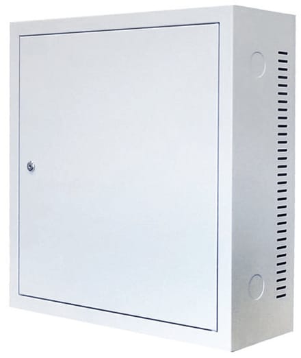 DSIT 3U wandkast met metalen deur 185mm diep wit - serverbehuizing - serverrack - serverkast - 19 inch