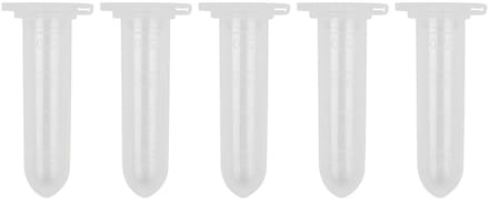 100 x 3ml ronde bodem plastic EP tubes voor laboratorium, monsters en opslagcontainers