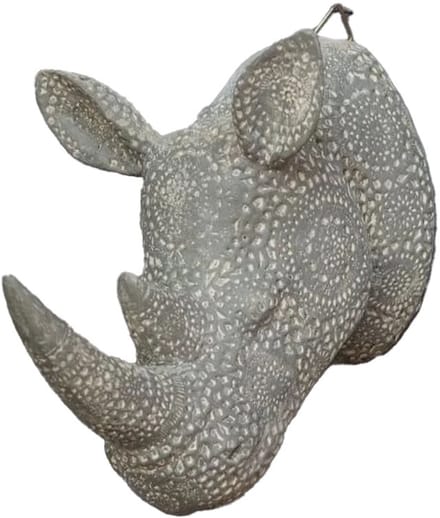 Skull betonlook neushoorn