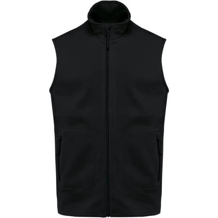 Kariban Ecologische uniseks bodywarmer van microfleece K9120 - Black - M