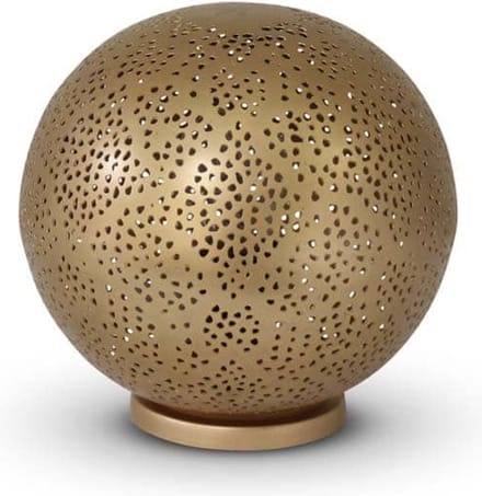 Safaary - Marokkaanse Tafellamp Goud Almedina Ø 20 x 20cm