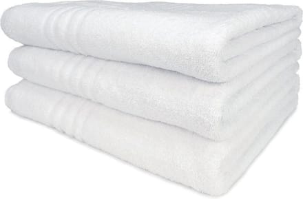 Treb Horecalinnen Saunalakens 2 Stuks Wit 100x150cm - Treb Bed & Bath