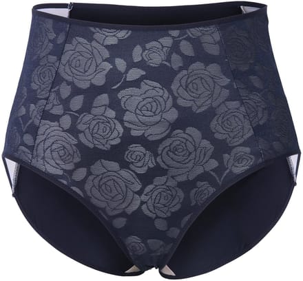 TruYou - Dames - TRUYOU maxislip kant microvezels - Zwart - Maat 58+