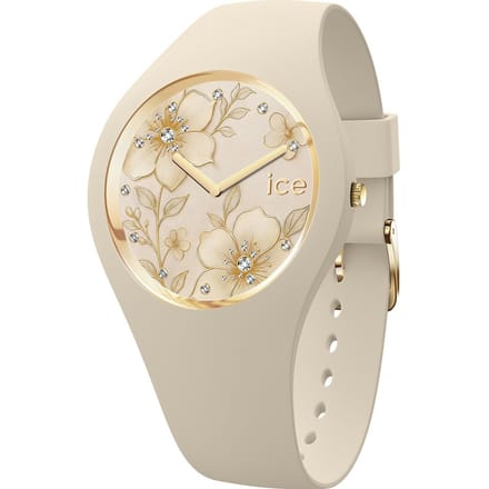 Ice Watch ICE flower - Ivory grace 025898 Horloge - Siliconen - Crème - Ø 37 mm