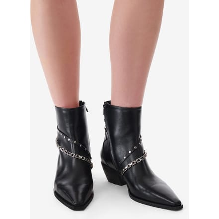 IRO Paris Eddy Boots Patent Black Taglia: 36 | Stivali Outlet | Donna | Nero