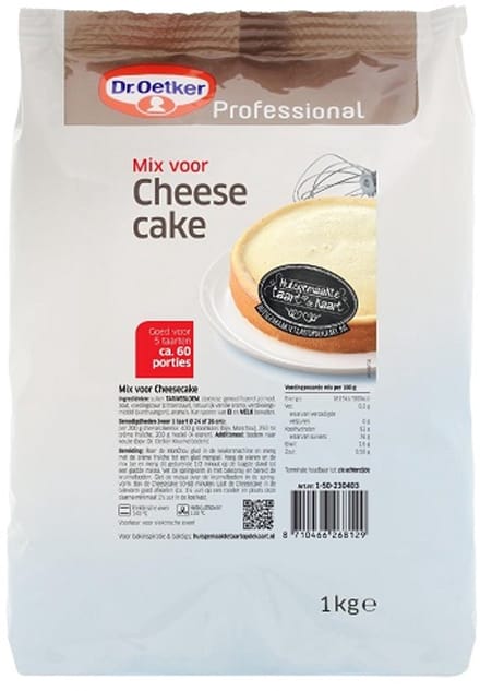 Dr. Oetker - Mix voor Cheesecake - 1kg