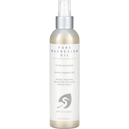 White Egret Personal Care, Pure Magnesium Oil, 8 fl oz (237 ml) white