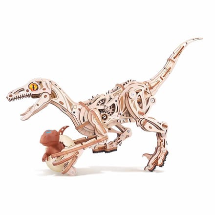 Robotime, DIY 3D Modelbouwpakket Velociraptor Dinosaurus, LD01, 41,5x10,5x21cm