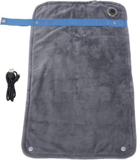 Verwarmde Deken - Elektrische Plaid - Comfort Thuis - Temperatuurregeling - Compact Formaat - Donkergrijs