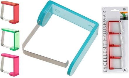 Tafelkleedklemmen set van 4 stuks