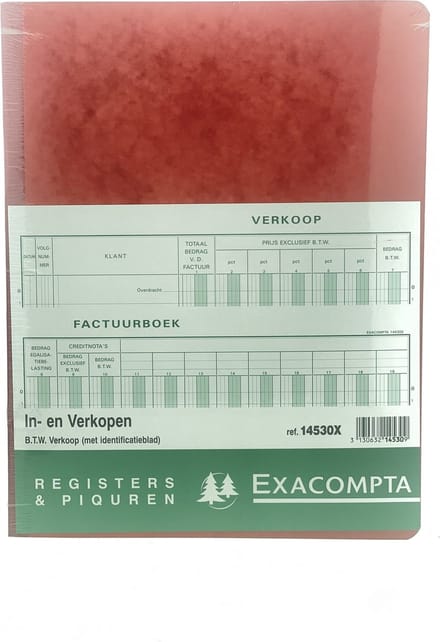Exacompta In- en Verkopen Boek 32 x 24.5 cm - Nederlandstalig