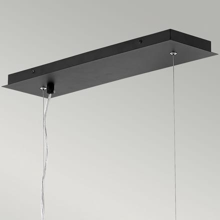 Licht-Erlebnisse - Venina - Hanglamp - E27 - van - Staal - in - Zwart mat goud