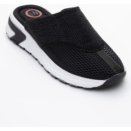 GLEA Mesh Strass Mules Dames