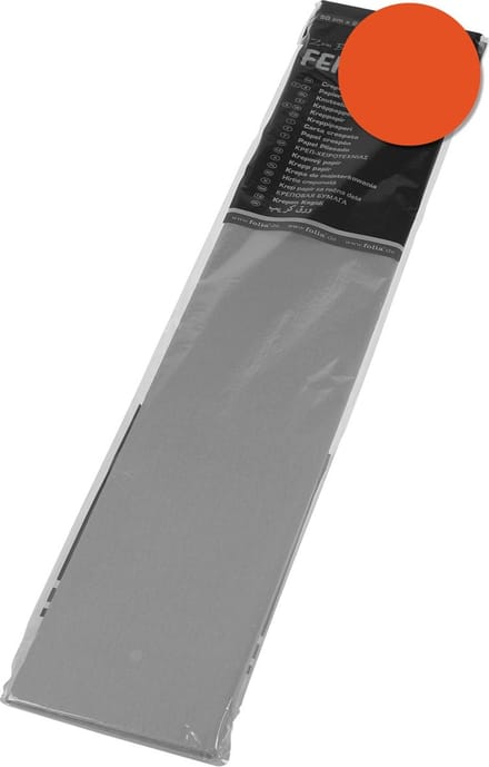Crêpepapier - Donker oranje - 250x50cm