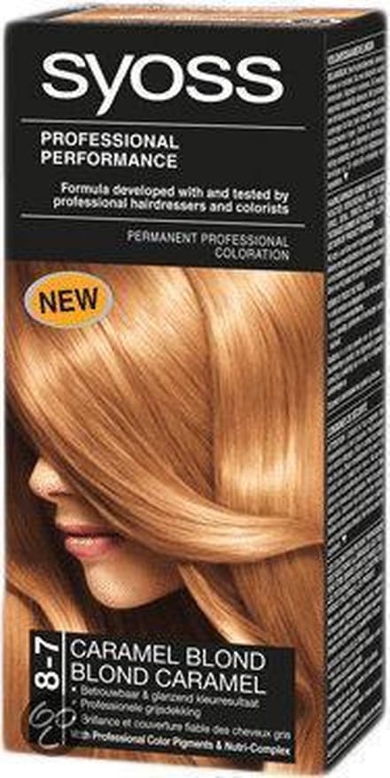 SYOSS colors cream 8-7 Caramel Blond - Haarverf