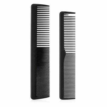 Kapperskam Carbon - Lange Kam - Knipkam - 2 + 1 (3 Stuks)