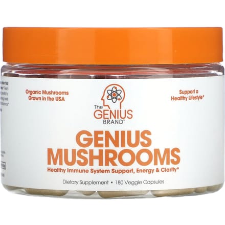 Genius Mushroom, Plantaardige Capsules 180