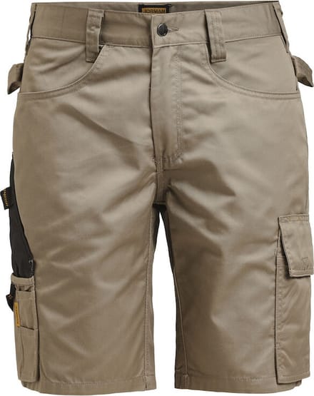 Jobman 2723 Service Shorts 65272320 - Khaki/Zwart - C46