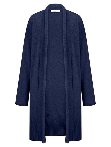 Lang vest Van Peter Hahn blauw