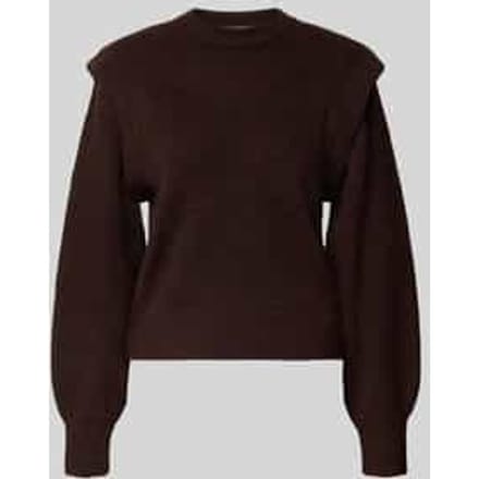 Scotch & Soda Shoulder Detail Crew Neck Pullover Chocolate Plum Taglia: XS | Maglioni a maglia Outlet | Donna | Marrone