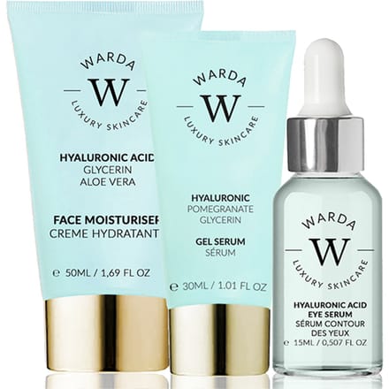 Warda Luxury Skincare Hyaluronisch gezichtsverzorgingstrio