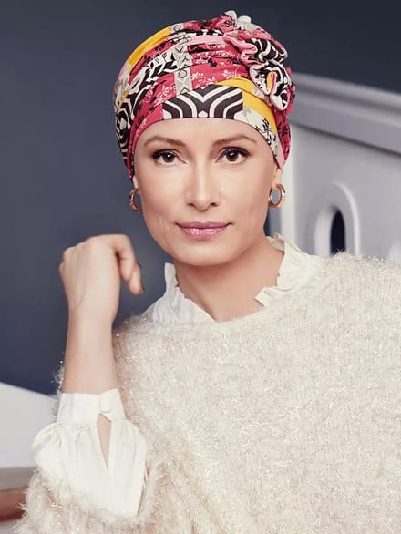 lotus turban - printed - christine headwear