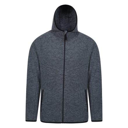 Mountain Warehouse Heren Snowdon II Full Zip Hoodie (Zwart)