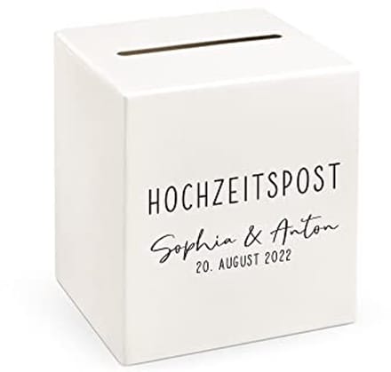 Elegante envelopbox voor geldgeschenken en wenskaarten - Personaliseerbaar voor bruiloften