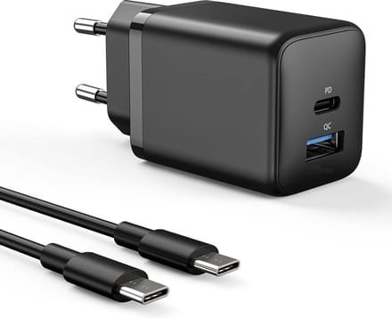 35w usb-C + usb-A Snellader + Lange usb C naar usb C Oplader Kabel - 3 Meter - Lader Voor iP 15,Pro, Max, Plus