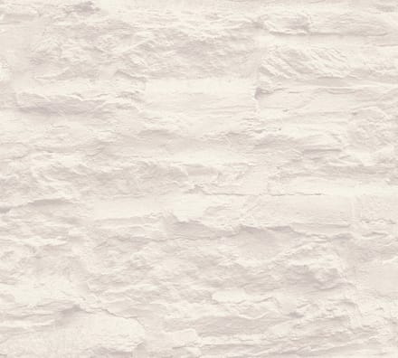 NATUURSTEEN BEHANG | industrieel - Crème Wit - A.S. Création Elements 2