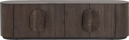 Tower living Allure TV cabinet 4 drs 180x40x50 espresso