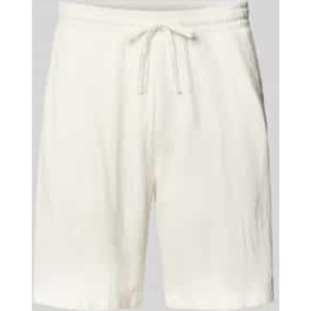 Relaxed fit short van stof van puur katoen